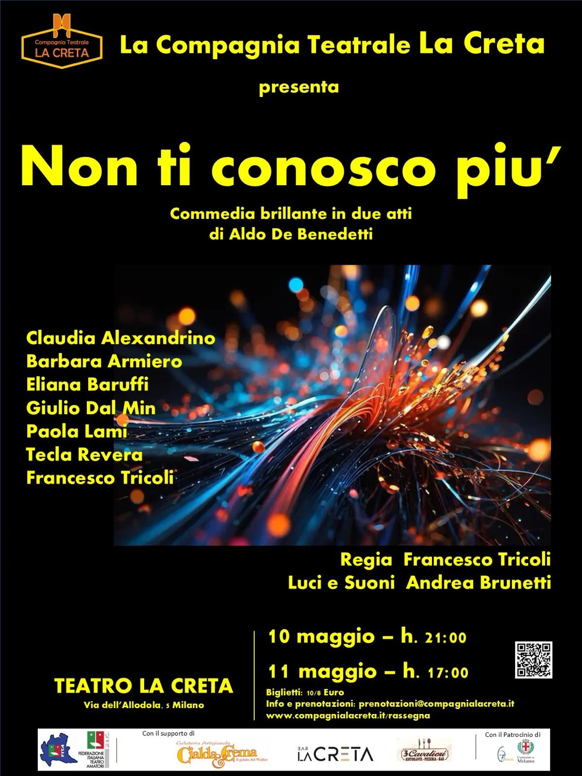 Non ti conosco più – Compagnia La Creta, immagine dello spettacolo